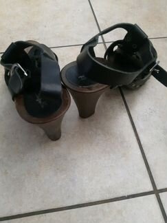 Кожаные босоножки рзм.37