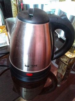 Новый металлический электро чайник Home Element