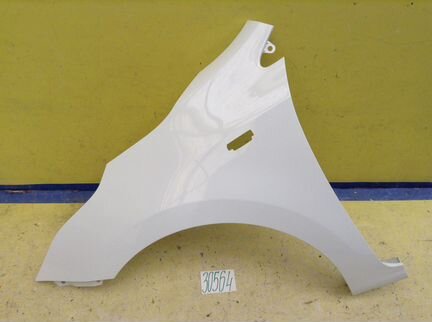 Kia Rio 4 Крыло переднее левое под птф белый