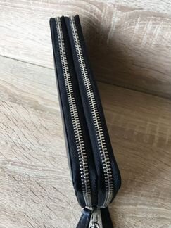 Клатч визитка из натуральной кожи