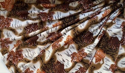 Ткань Штапель Вискоза Сафари Италия