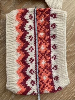 Комплект шапка, снуд, варежки