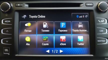 Оригинальные блоки дооснащения навигацией Toyota
