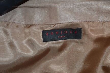 Куртка женская, натуральная кожа, Bonjour, Франция