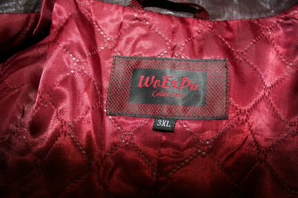 Кожаный женский плащ