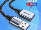 Кабель-удлинитель Ugreen USB 3.0 (1 метр) (Новый)