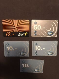 Карты пополнения Би+