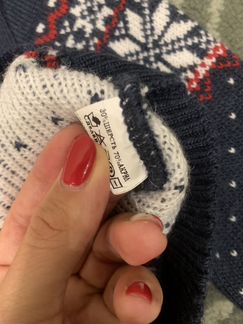 Новогодний свитер на 3-4 года