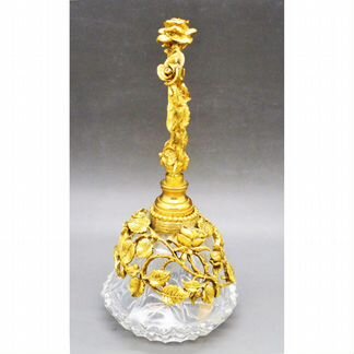 Винтажный Флакон д/Духов Розы Позолота 24К Matson