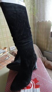 Сапоги натуральная замша (новые)