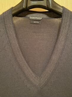 Tom Ford кашемировый пуловер,свитер оригинал 56-58