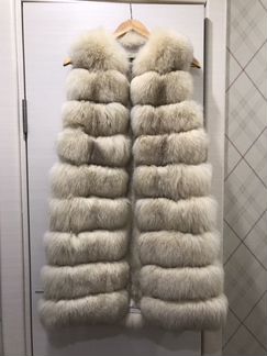 Жилет женский песцовый