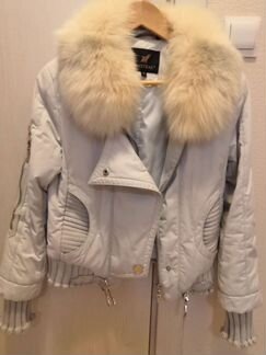 Куртка с натуральным мехом