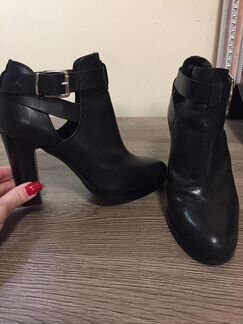 Ботильоны кожа