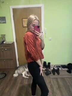 Рубашка женская uniqlo xs