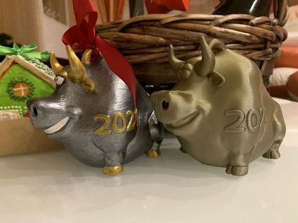 Бычок 2021 3D печать