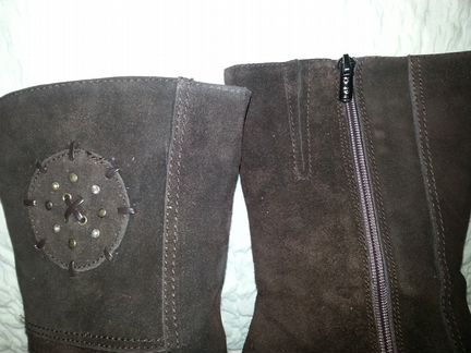 Полусапожки на танкетке. зима. новые