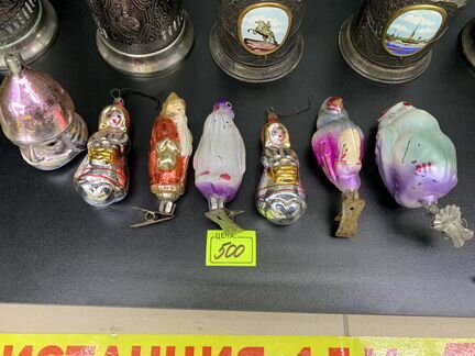 Елочные игрушки СССР